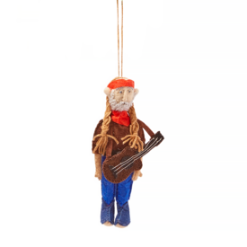 Silk Road Bazaar Silk Road Bazaar Ornament - Willie Nelson