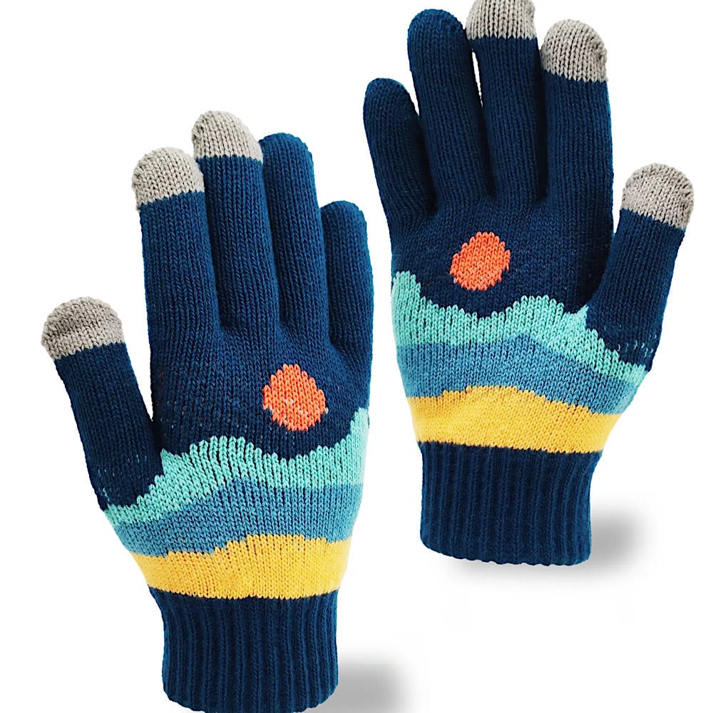 Knit Gloves - Sunset Crest
