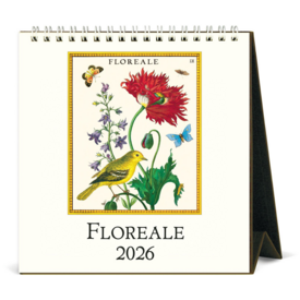 Cavallini Papers & Co., Inc. Cavallini 2026 Desk Calendar - Floreale