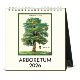Cavallini Papers & Co., Inc. Cavallini 2026 Desk Calendar - Arboretum