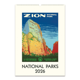 Cavallini Papers & Co., Inc. Cavallini 2026 Wall Calendar - National Parks