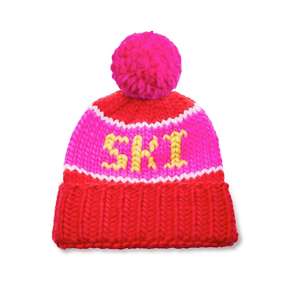 Lele Sadoughi Lele Sadoughi Knit Ski Beanie -  Red Hot