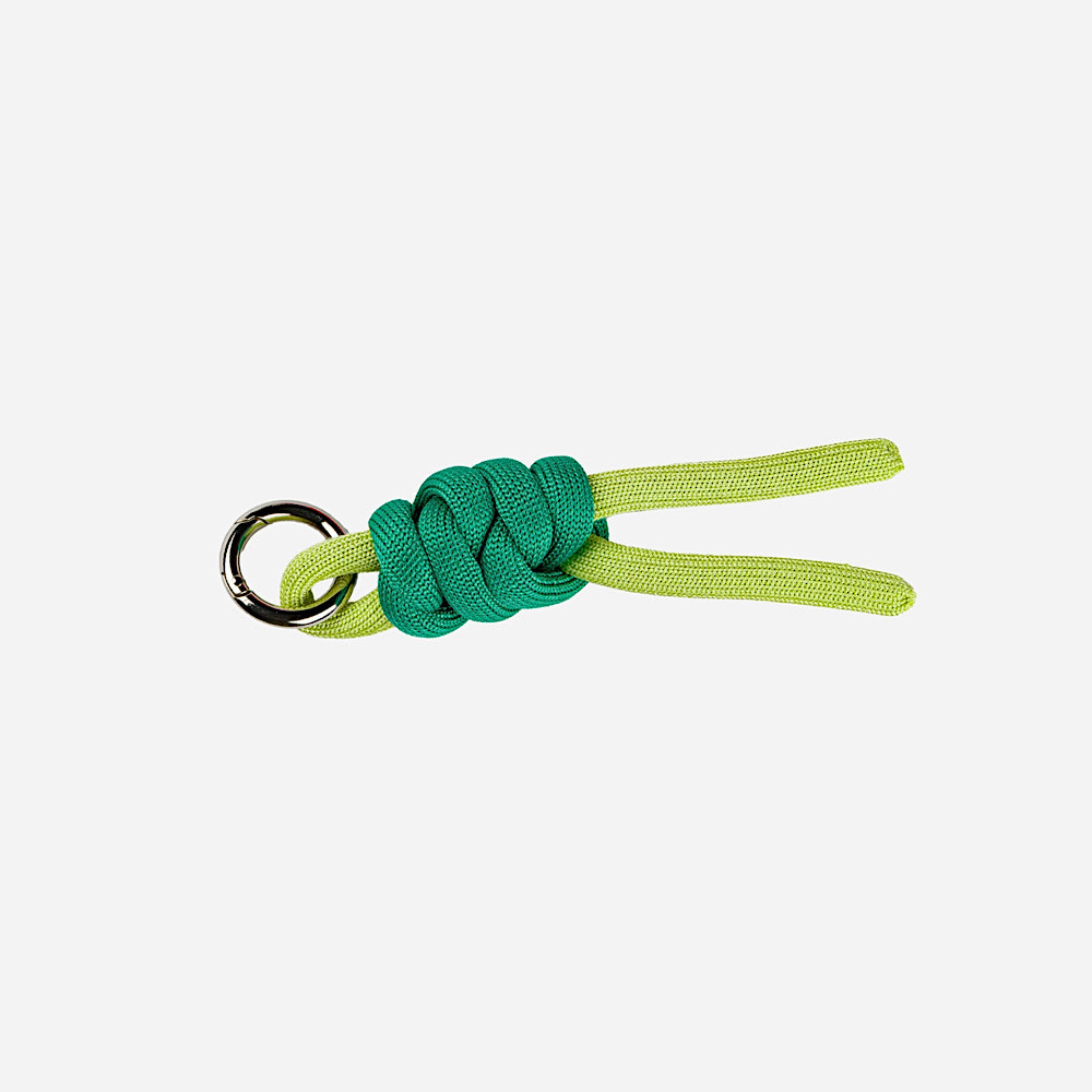 VERLOOP Knits Colorblock Knot Keychain - Lime