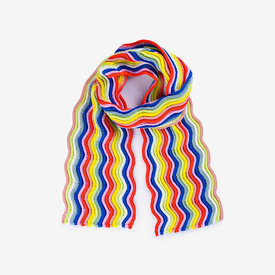 VERLOOP Knits VERLOOP Knits Circus Squiggle Scarf - Rainbow