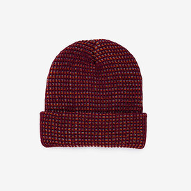 VERLOOP Knits VERLOOP Knits Simple Grid Knit Beanie - Wine
