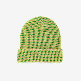 VERLOOP Knits VERLOOP Knits Simple Grid Knit Beanie - Lime