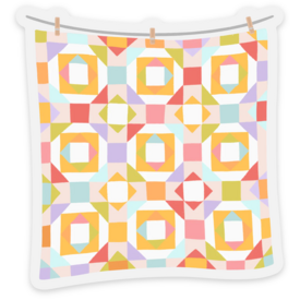 Elyse Breanne Design Elyse Breanne Design Clear Sticker - Quilt