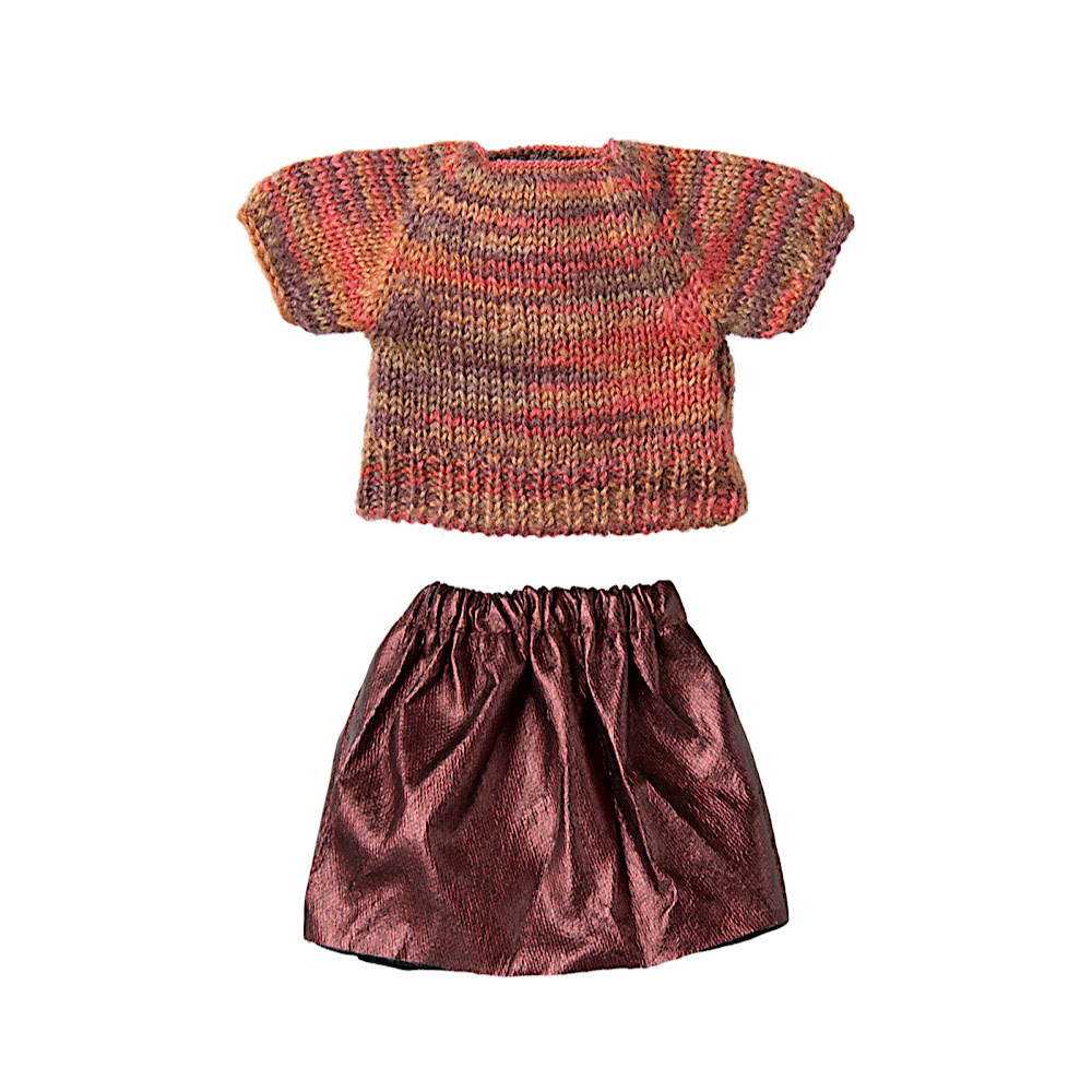 Maileg Maileg Mum Mouse - Clothes - Knitted Sweater and Skirt