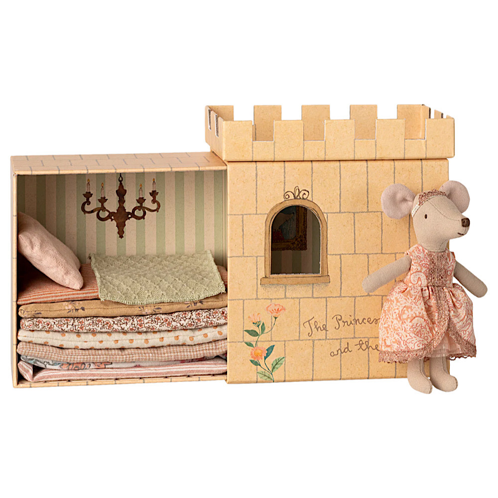 Maileg Big Sister Mouse - Princess and the Pea - Rose
