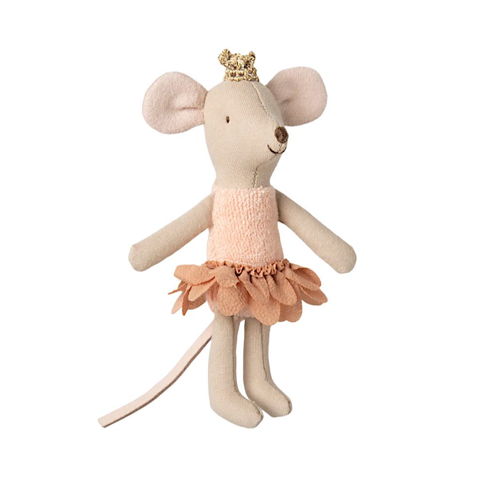 Maileg Little Sister Mouse - Princess - Matchbox - Petal Skirt