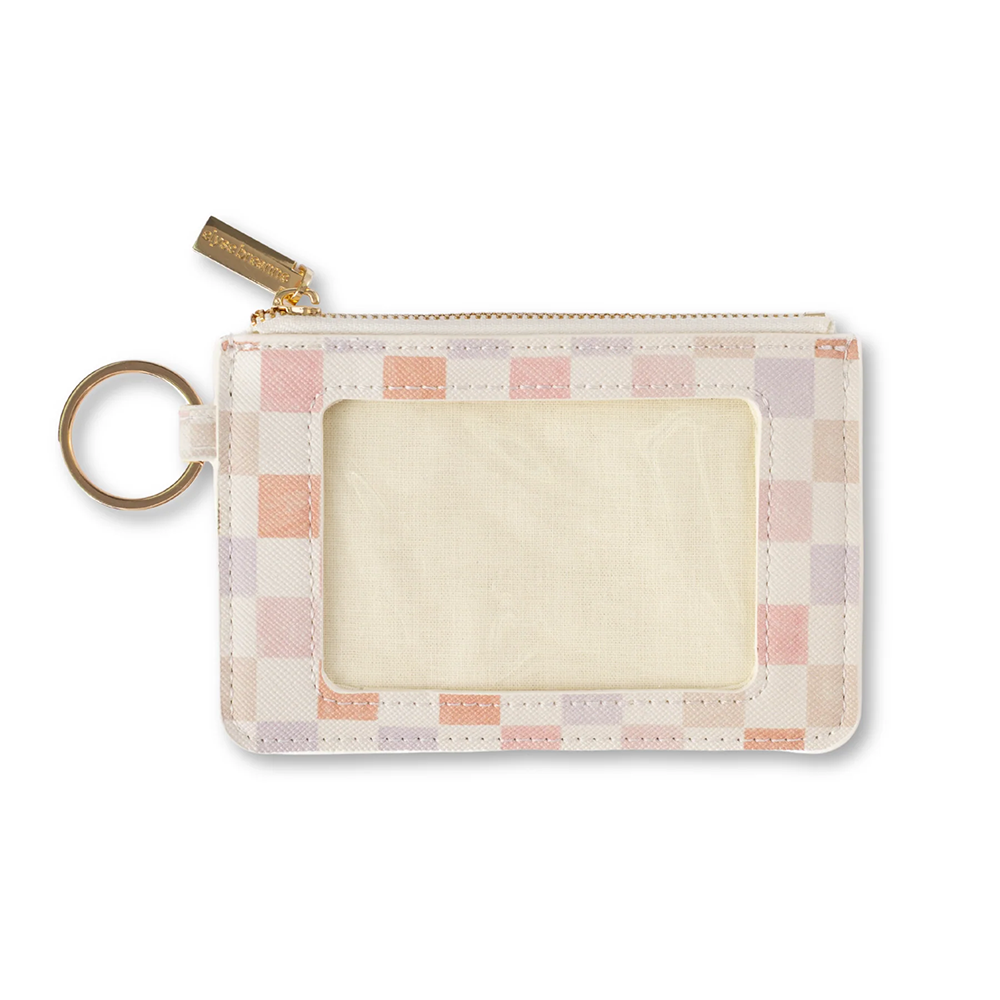 Elyse Breanne Design ID Holder - Watercolor Checker