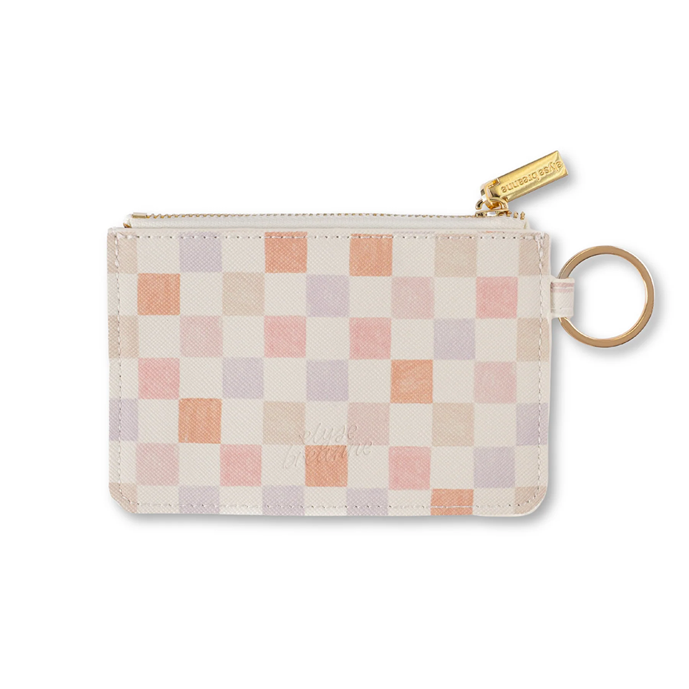 Elyse Breanne Design ID Holder - Watercolor Checker