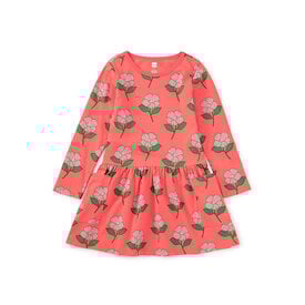 Tea Collection Tea Collection Long Sleeve Pocket Dress - Winter Camellia