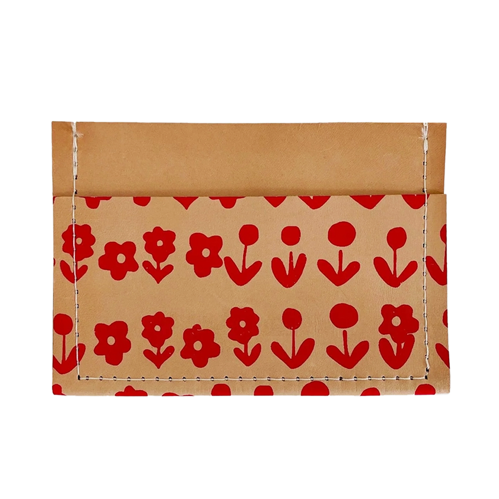 Erin Flett Erin Flett Leather Card Wallet - Red