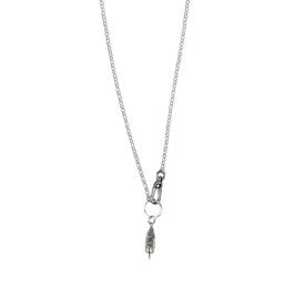 Emma Alexander Emma Alexander Buoy Clasp Necklace - Rolo Chain - Sterling