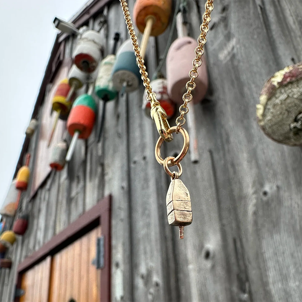 EA Designs - Buoy on Rolo Chain - Bronze