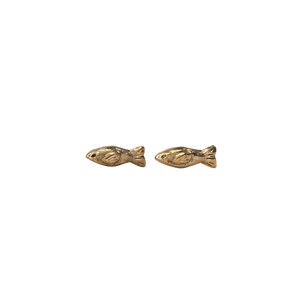 EA Designs - Tiny Sardine Studs - Bronze