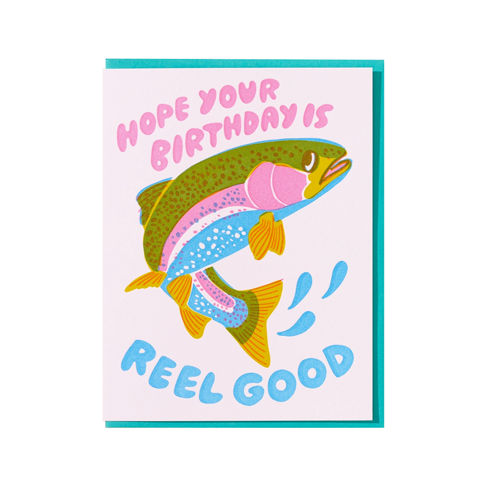 And Here We Are And Here We Are - Reel Good Birthday Card
