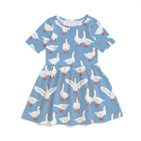 Winter Water Factory Winter Water Factory Alberta Dress - Silly Geese