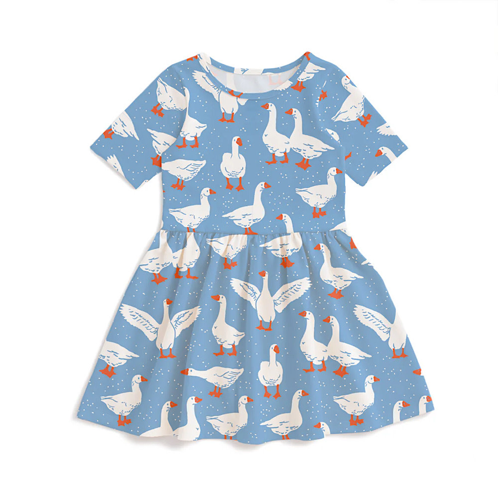 Winter Water Factory Winter Water Factory Alberta Dress - Silly Geese