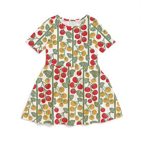 Winter Water Factory Winter Water Factory Alberta Dress - Tomato Vines Red & Yellow