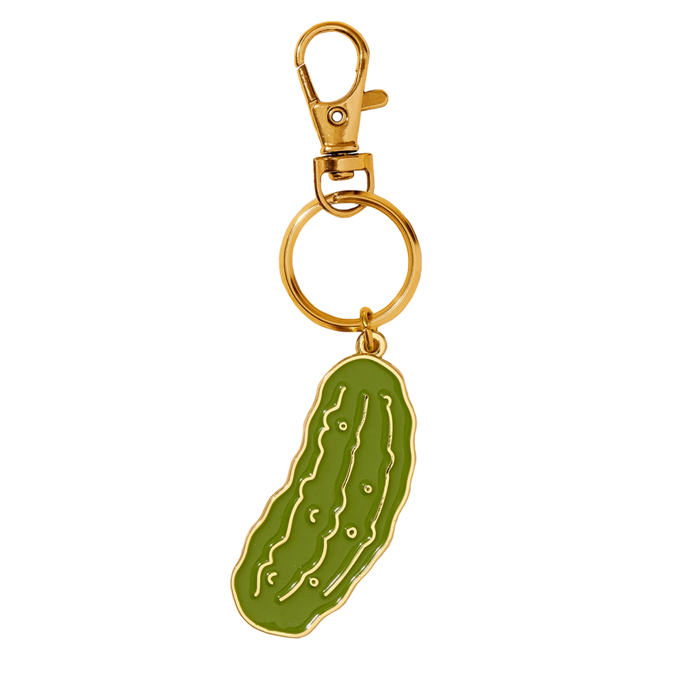 And Here We Are And Here We Are Bag Charm - Pickle