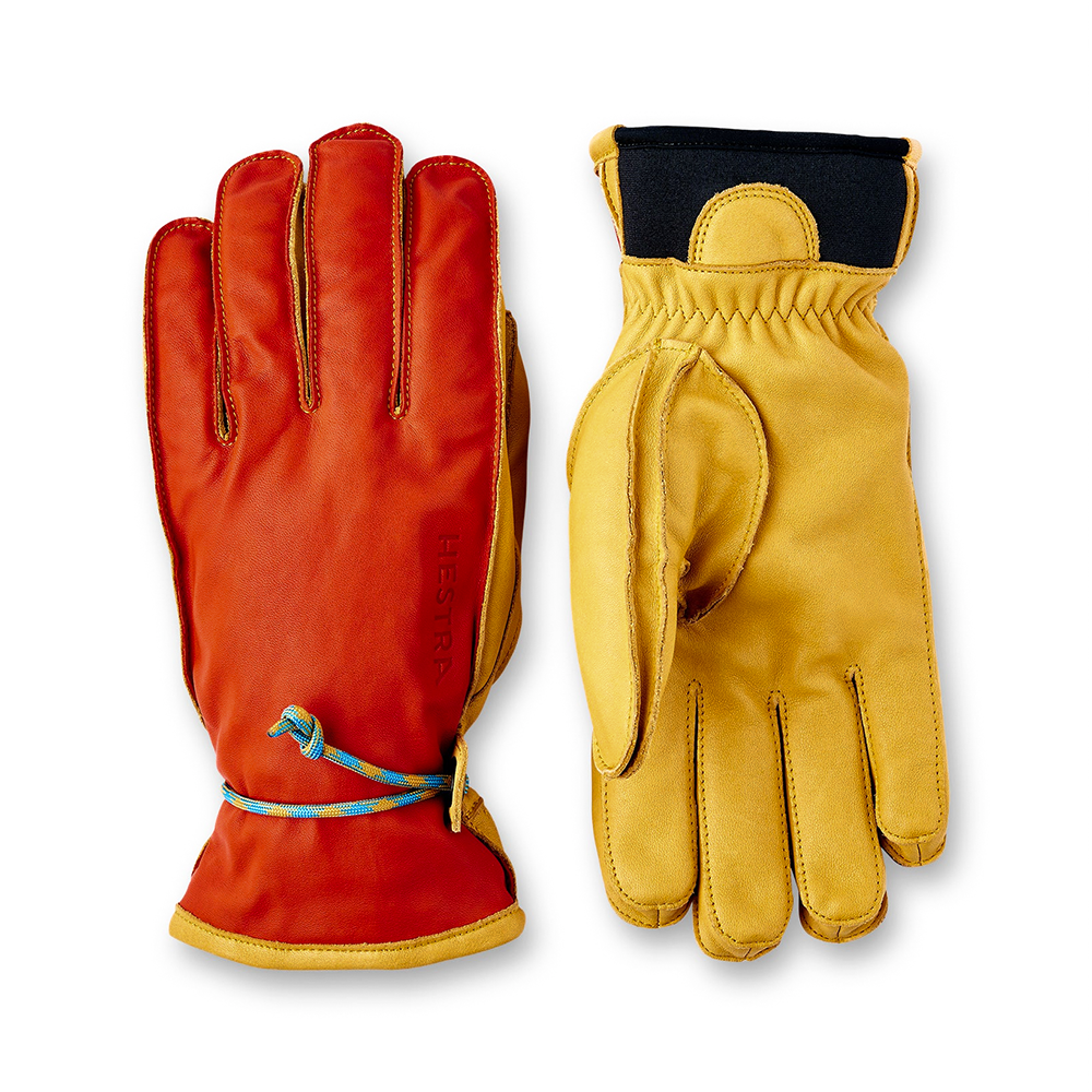 Hestra - Glove - Wakayama - Flame Red/Tan