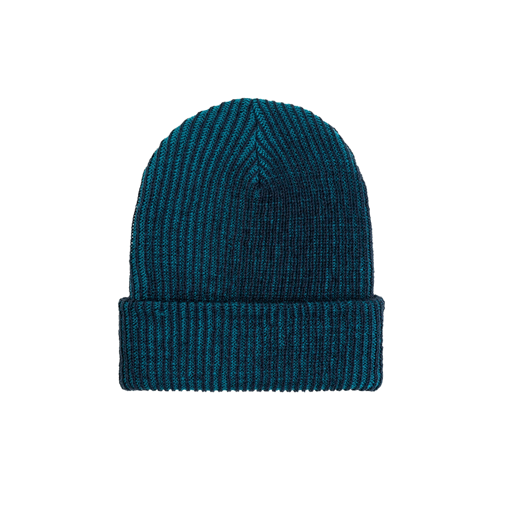 VERLOOP VERLOOP Simple Rib Knit Beanie - Navy Teal