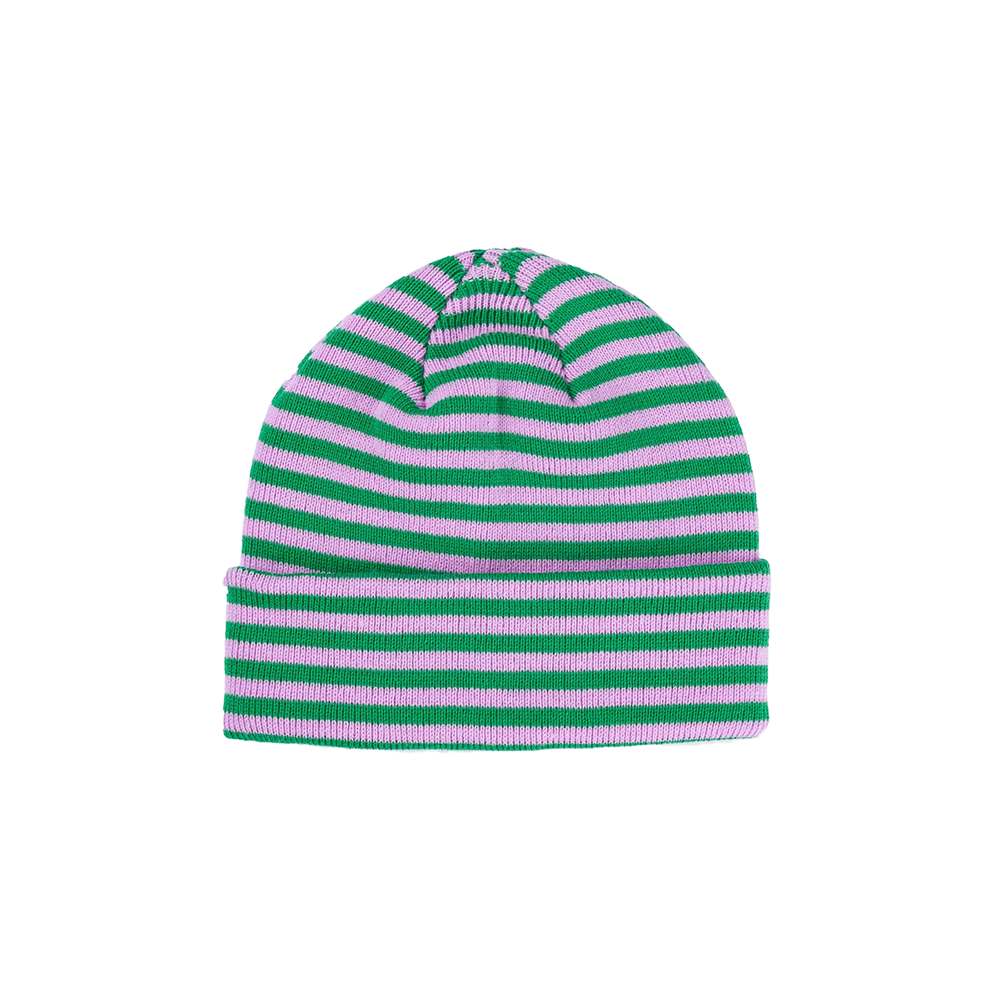 VERLOOP Knits Simple Stripe Knit Beanie - Kelly Lilac