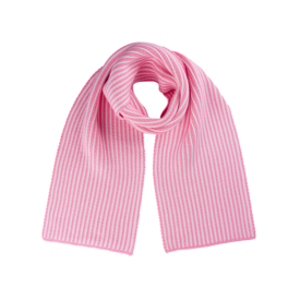 VERLOOP Knits VERLOOP Knits Pinstripe Big Scarf - Pink White