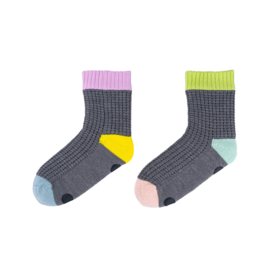 VERLOOP Knits VERLOOP Knits Spot Knit House Socks - Grey S/M