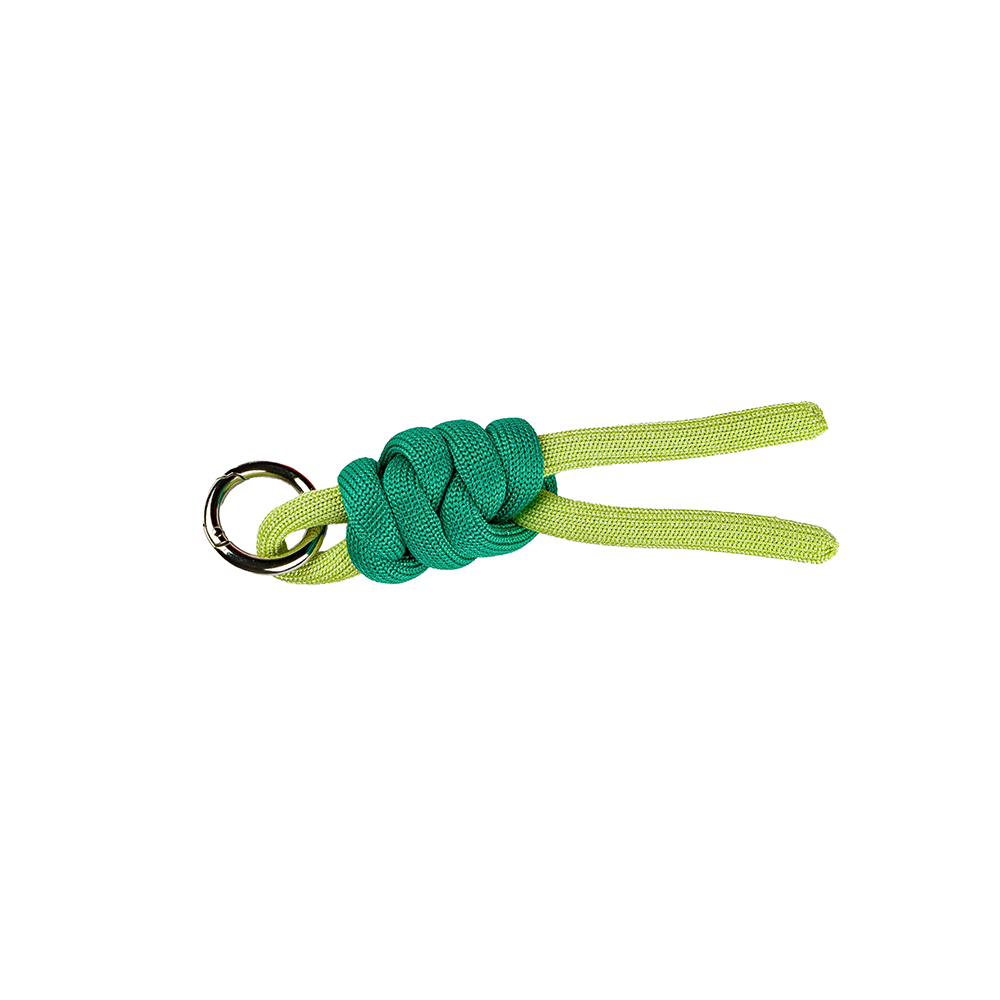 VERLOOP Knits Colorblock Knot Keychain - Lime