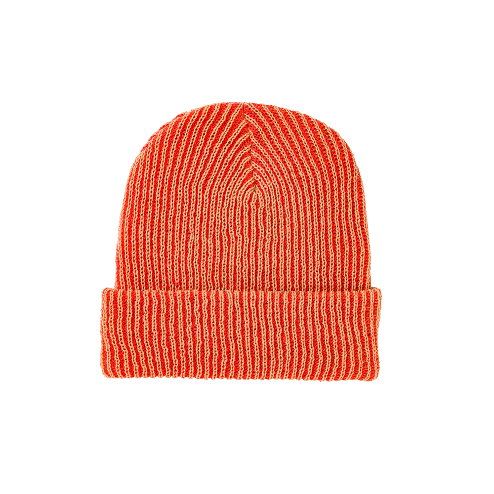 VERLOOP Simple Rib Knit Beanie - Camel Poppy