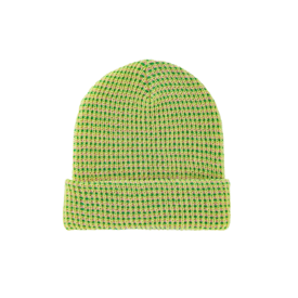 VERLOOP Knits VERLOOP Knits Simple Grid Knit Beanie - Lime