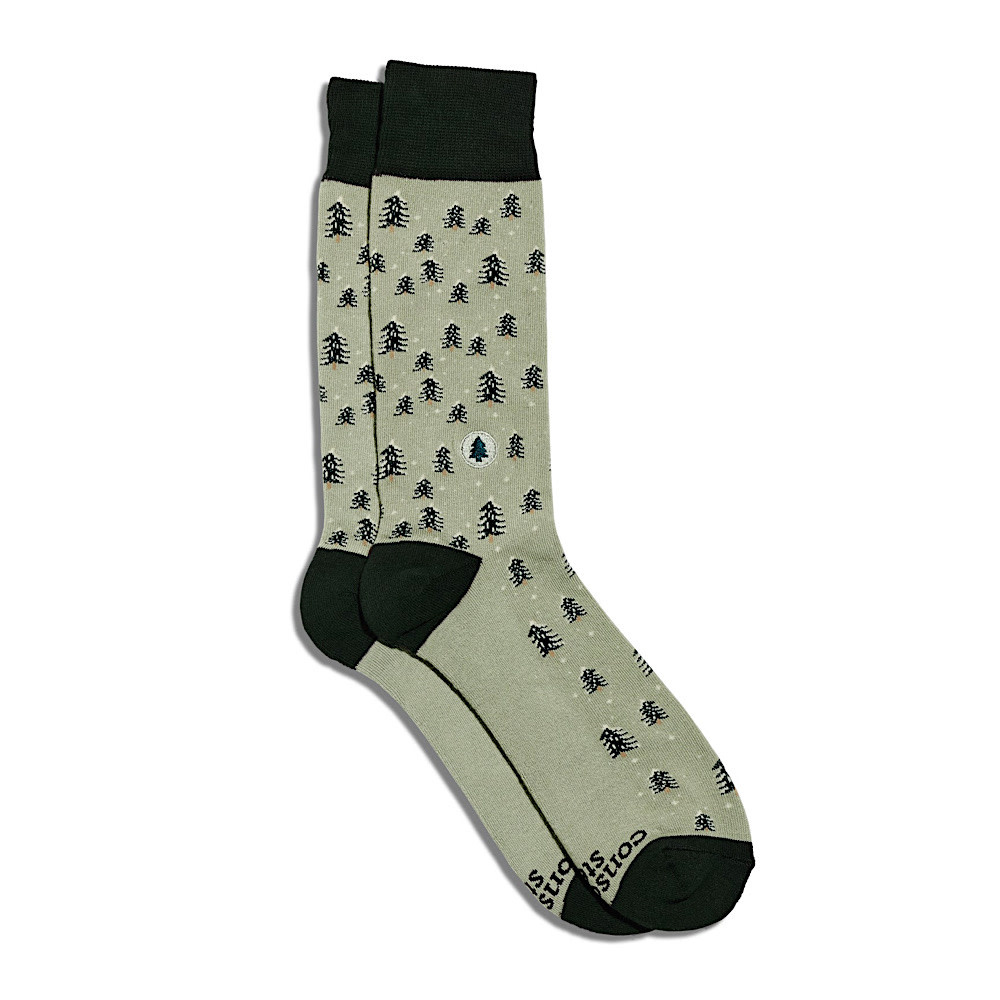 Conscious Step Socks - Snowy Trees