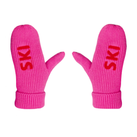 Panache Apparel Co. Panache Mittens - Apres Ski - Bright Pink & Red