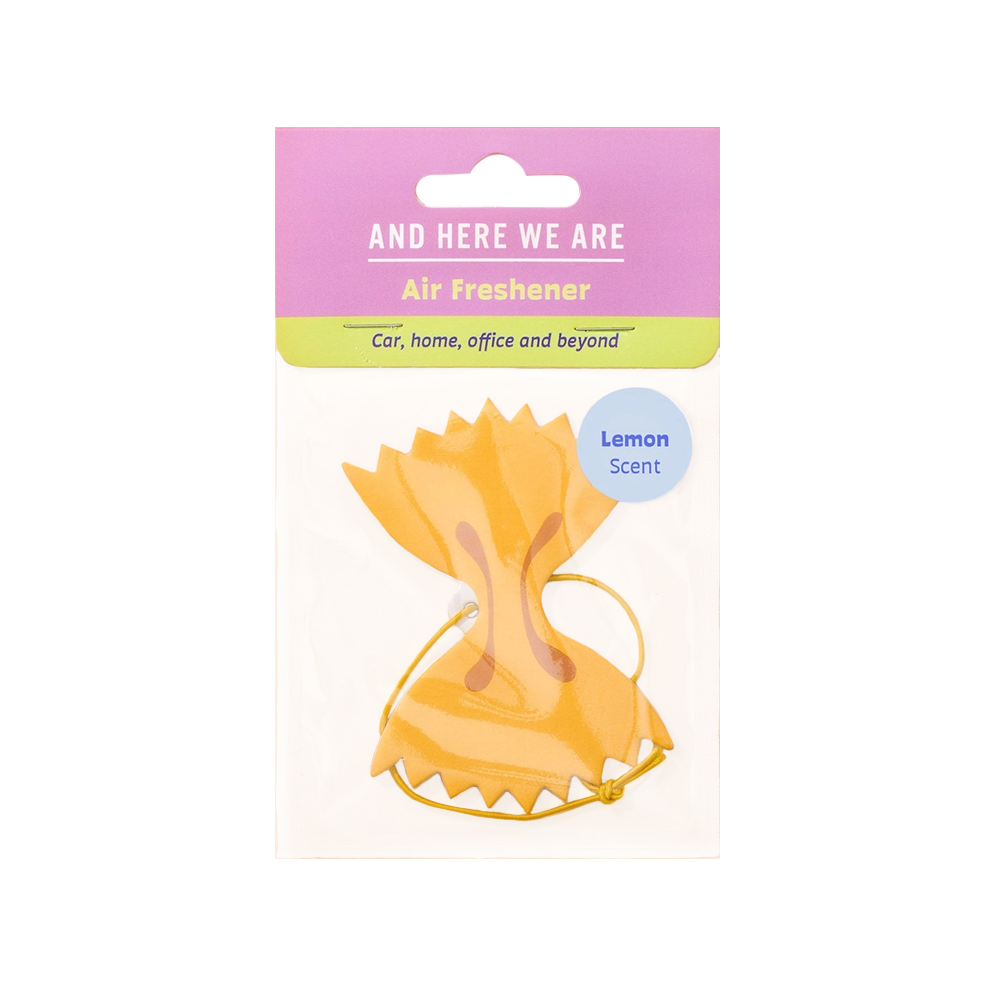  And Here We Are Air Freshener - Farfalle Bowtie Pasta