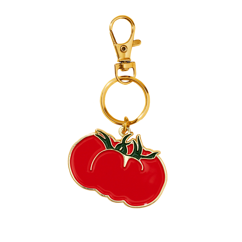 And Here We Are And Here We Are Bag Charm - Heirloom Tomato