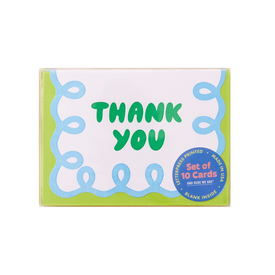  And Here We Are Card - Scallop Thank You Cards - Box Set of 10