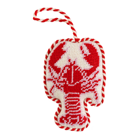  Needlepoint Icon Ornament - Lobster