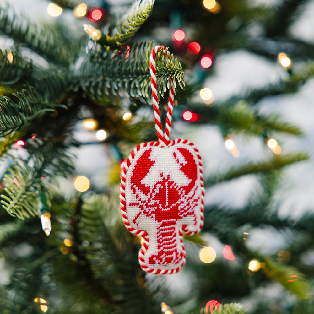 Needlepoint Icon Ornament - Lobster