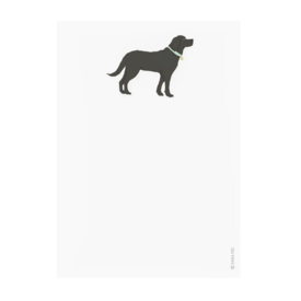 Sara Fitz Sara Fitz Notepad - Black Pup