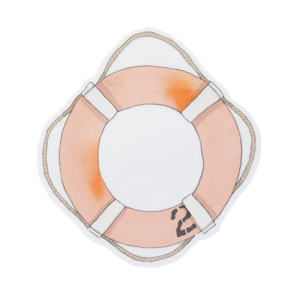 Sara Fitz Sticker - Life Ring