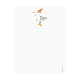 Sara Fitz Sara Fitz Notepad - Santa Seagull