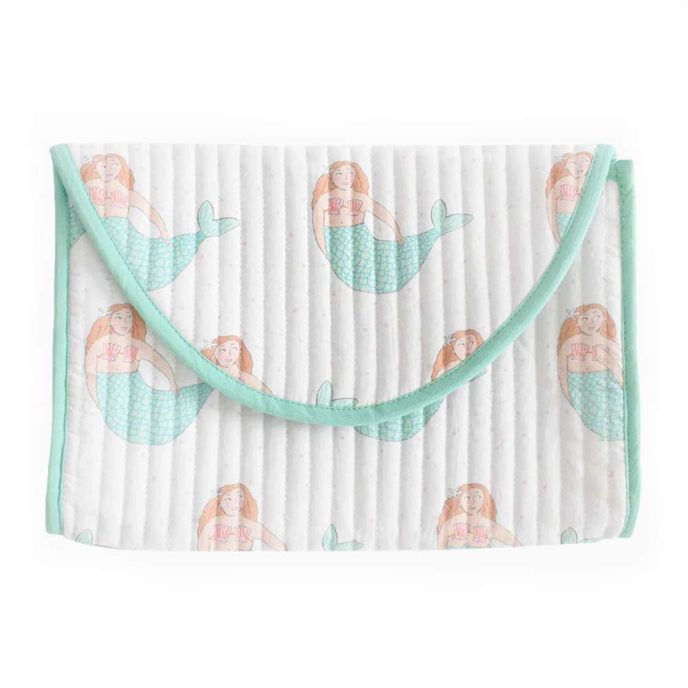 Sara Fitz Quilted Clutch - Mermaid