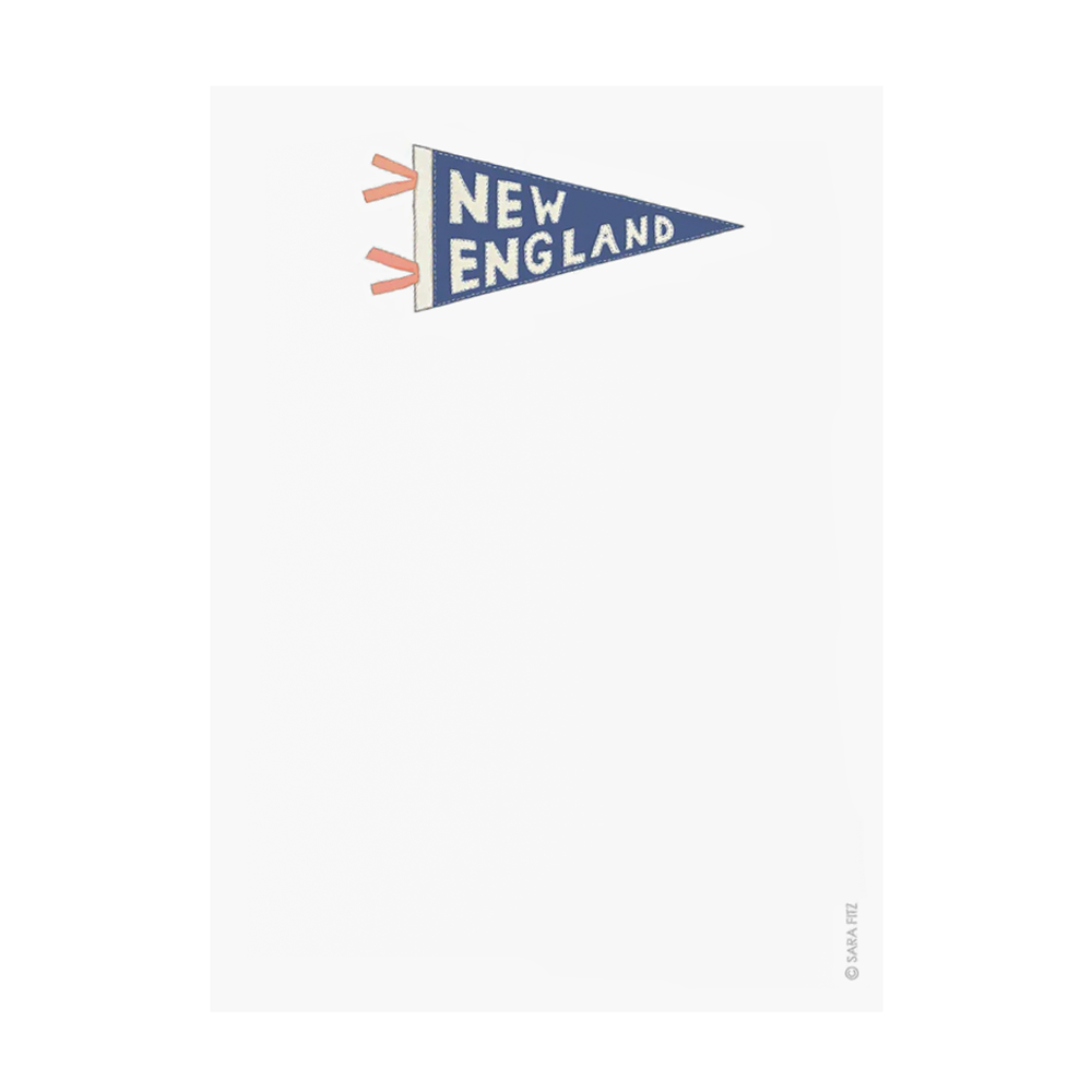 Sara Fitz Sara Fitz Notepad - New England Pennant