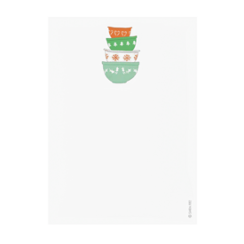 Sara Fitz Sara Fitz Notepad - Vintage Mixing Bowls