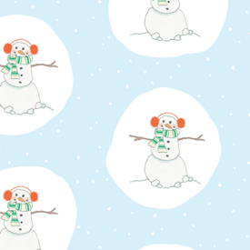 Sara Fitz Sara Fitz Wrapping Paper - Happy Snowman