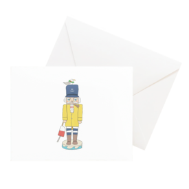 Sara Fitz Sara Fitz Card - Box Set of 8 - Nautical Nutcracker