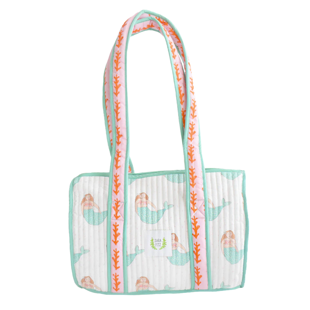 Sara Fitz Sara Fitz Quilted Purse - Mermaid